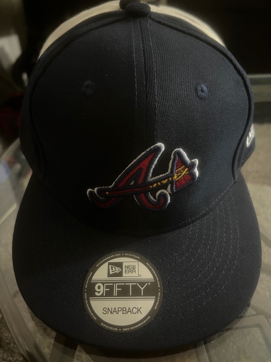 New Era Other - New Era Navy Atlanta Braves 9FIFTY Snapback Hat